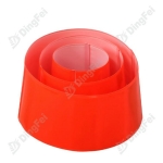 Traffic Cone Collars - PVC Waterproof Red Reflective Traffic Cone Sleeve